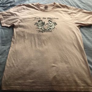 supreme fuck the president tshirt